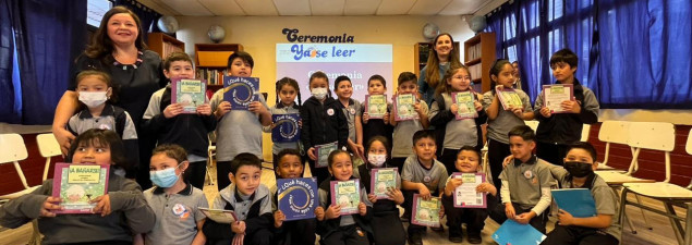 Cursos de 1° básico del TDG El Bosque viven ceremonia “Ya sé leer”