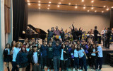 Electivo de interpretación musical de 4º Medio del Colegio TDG Lo Prado asiste a concierto educativo