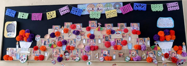 Estudiantes de 1° básico B del TDG La Granja aprenden tradiciones del mundo conectando con niñas y niños mexicanos Estudiantes de 1° básico B del TDG La Granja aprenden tradiciones del mundo conectando con niñas y niños mexicanos