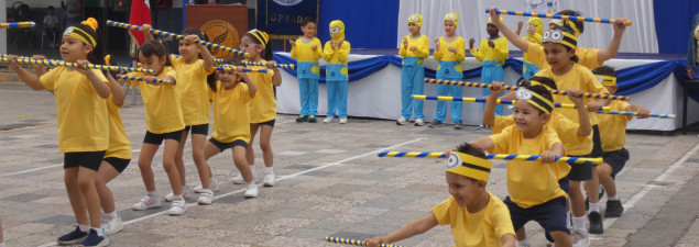 Estudiantes de Pre-Básica y Enseñanza Básica del TDG Lo Prado realizan muestra de gimnasia 2023