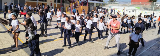 Convivencia Escolar del TDG Lo Prado organiza recreos entretenidos para estudiantes de 3° básico a 4° medio