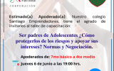 CS Emprendedores invita a sus apoderados a charlas de apoyo parental para todos los niveles educativos