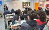 Estudiantes de 1° medio del CS La Florida participan en charla de la Universidad Andrés Bello sobre el NEM y ranking