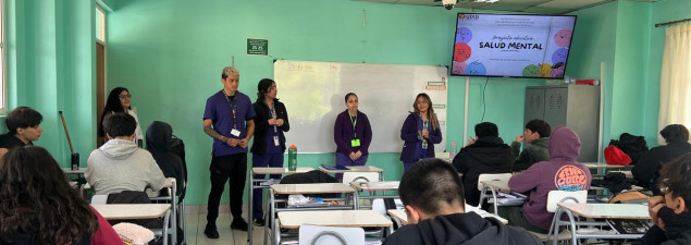 Estudiantes de 4° medio del CS La Florida participan en charla sobre alimentación saludable y manejo del estrés frente a PAES Estudiantes de 4° medio del CS La Florida participan en charla sobre alimentación saludable y manejo del estrés frente a PAES