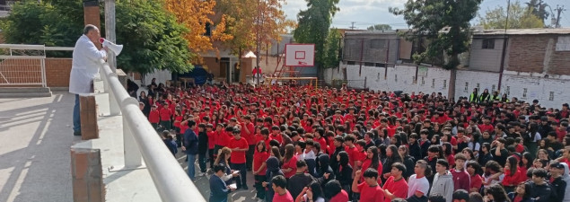 Colegio realiza segundo operativo DEYSE con primera evacuación general del año