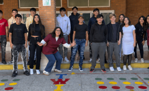 Galería Fotográfica Estudiantes participan en trabajo comunitario para fortalecer la convivencia escolar